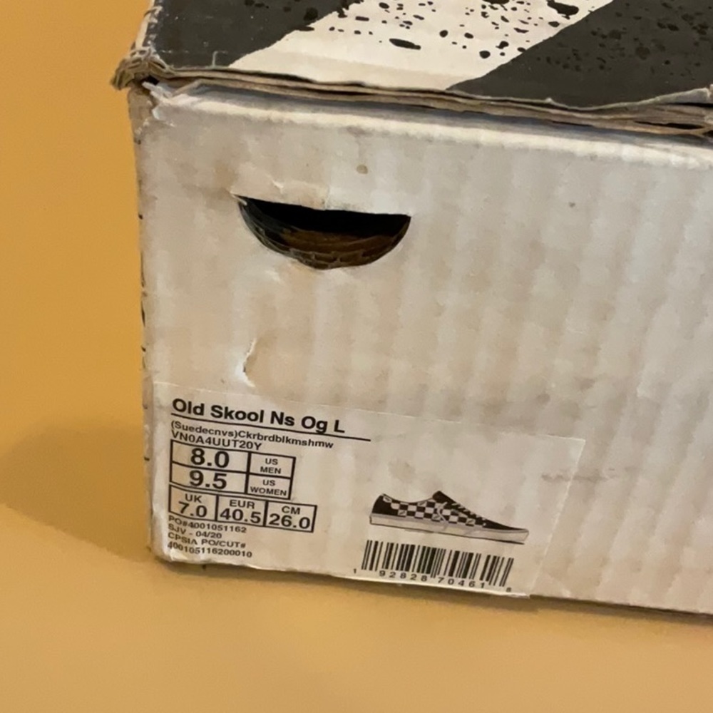 VANS VAULT OLD SKOOL NS OG LX (SUEDE/ CANVAS) Checkerboard - Picture 8 of 8